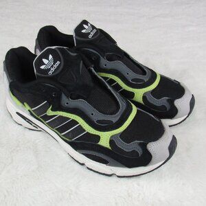 Adidas Originals Temper Run Core Black Glow Mens Retro Casual Sneakers Sz 8